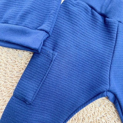 Conj. Casaco Tigrinho Roar e Calça de Moletom - Azul Marinho